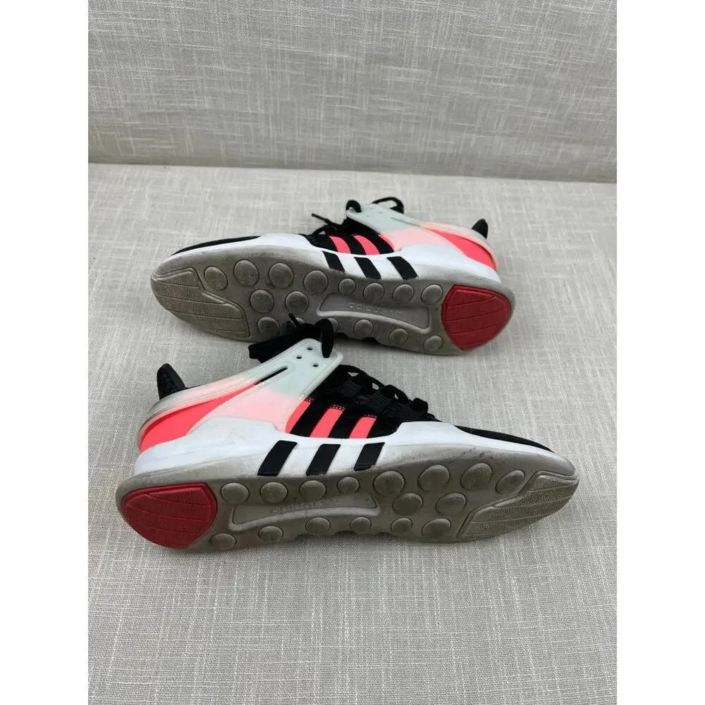 Adidas Men's Sneakers Size 11.5 Black with Pink and White‎ Accents